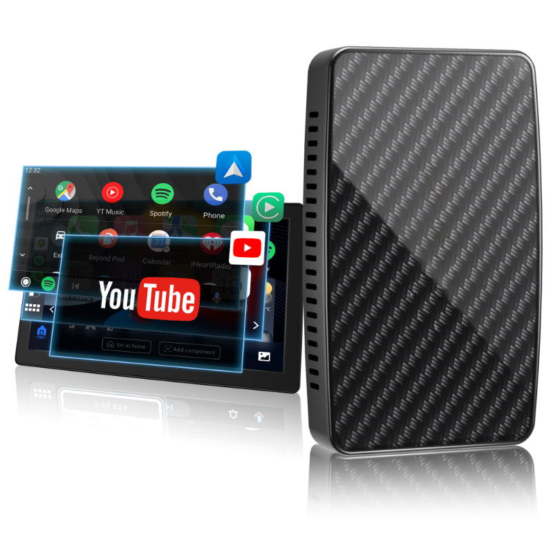 Play2Video Pro Wireless CarPlay Integrated Adapter Compatible with Android/IOS