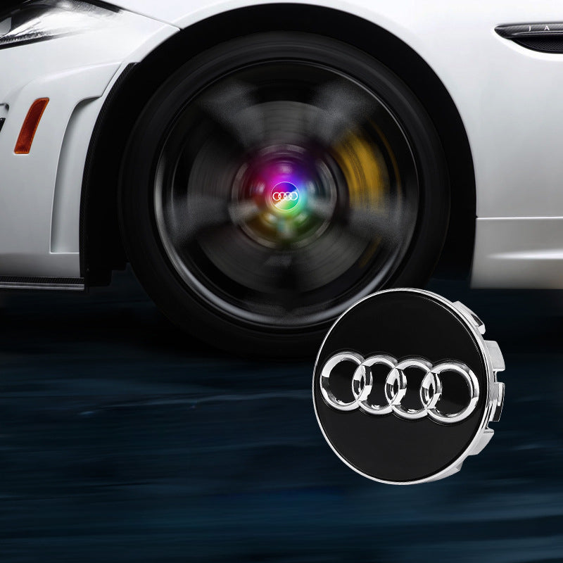 Suitable For Audi Magnetic Suspension Hub Caps & LED Suspension Luminous Wheel Hub Lights