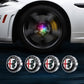 Suitable For Alfa Romeo Magnetic Suspension Hub Caps & LED Suspension Luminous Wheel Hub Lights