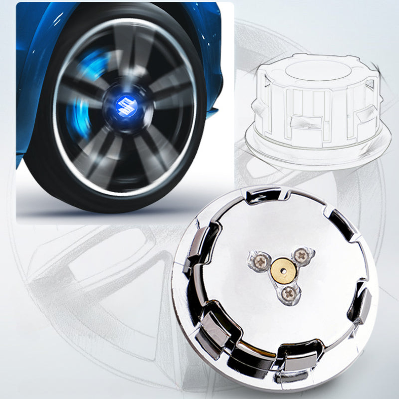 Suitable For Suzuki Magnetic Suspension Hub Caps & LED Suspension Luminous Wheel Hub Lights