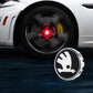 Suitable For Škoda Magnetic Suspension Hub Caps & LED Suspension Luminous Wheel Hub Lights