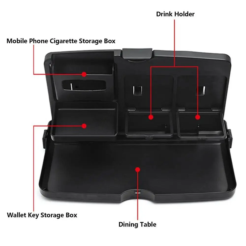 Car Rear Folding Table With Cup Holder