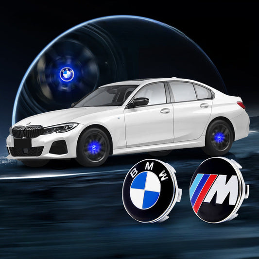 Suitable For BMW Magnetic Suspension Hub Caps & LED Suspension Luminous Wheel Hub Lights