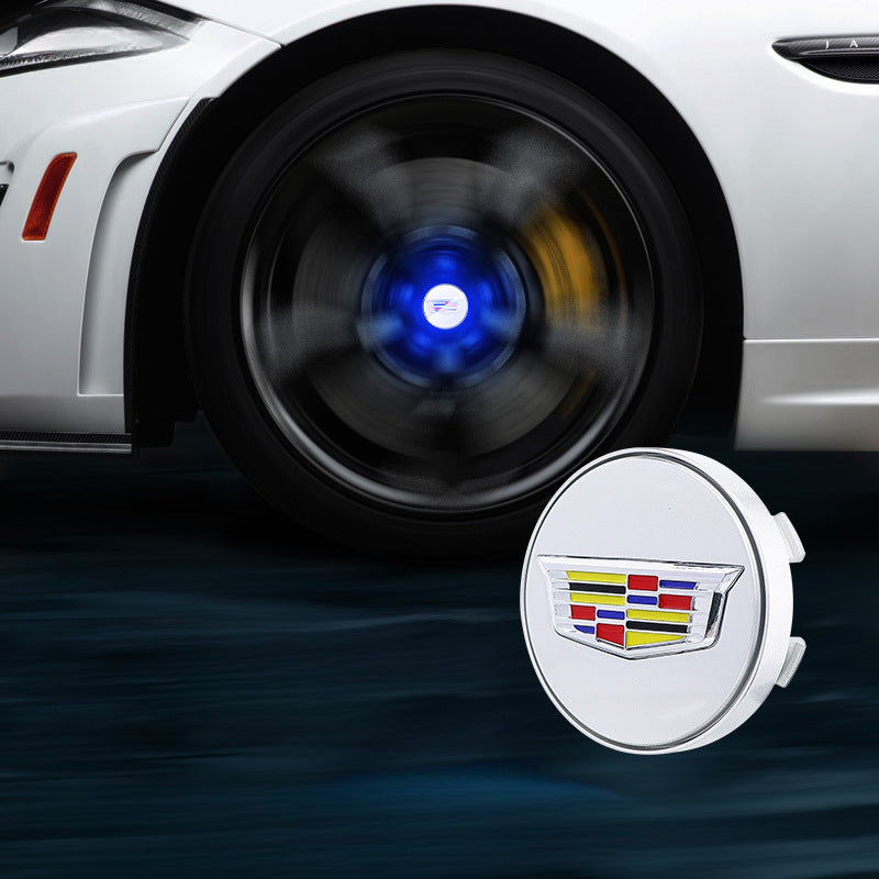 Suitable For Cadillac Magnetic Suspension Hub Caps & LED Suspension Luminous Wheel Hub Lights