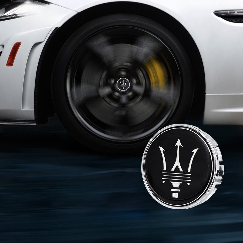 Suitable For Maserati Magnetic Suspension Hub Caps & LED Suspension Luminous Wheel Hub Lights