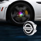 Suitable For Nissan Magnetic Suspension Hub Caps & LED Suspension Luminous Wheel Hub Lights