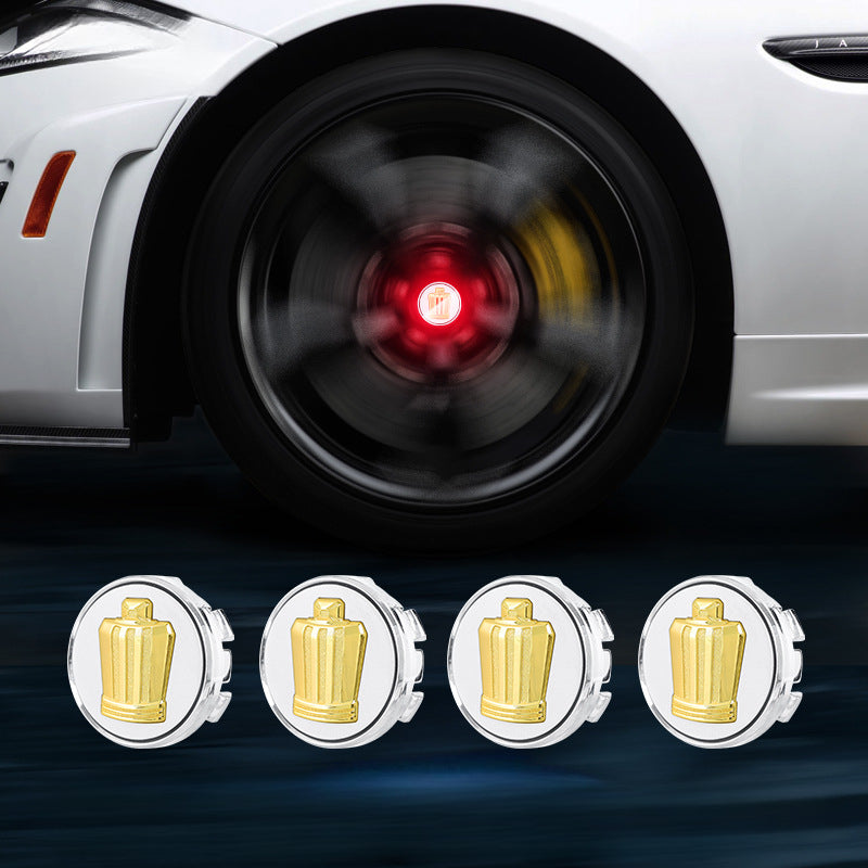 Suitable For Toyota & Crown Magnetic Suspension Hub Caps & LED Suspension Luminous Wheel Hub Lights