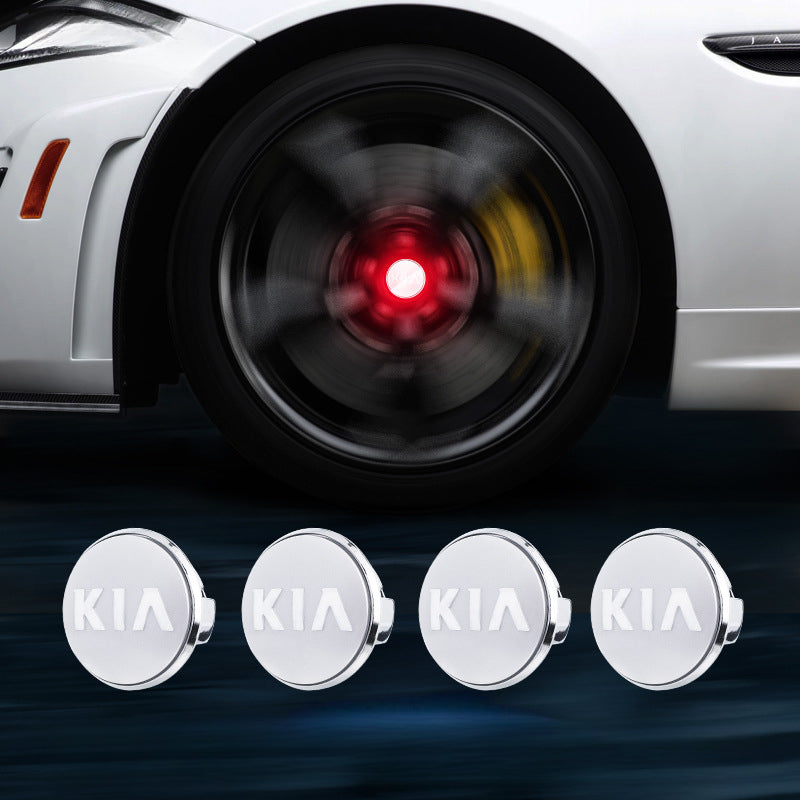 Suitable For KIA Magnetic Suspension Hub Caps & LED Suspension Luminous Wheel Hub Lights