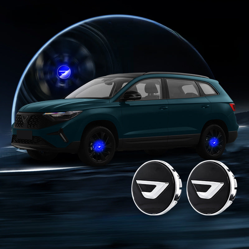 Suitable For Volkswagen Jetta Magnetic Suspension Hub Caps & LED Suspension Luminous Wheel Hub Lights