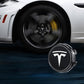 Suitable For Tesla Magnetic Suspension Hub Caps & LED Suspension Luminous Wheel Hub Lights