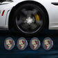 Suitable For Porsche Magnetic Suspension Hub Caps & LED Suspension Luminous Wheel Hub Lights