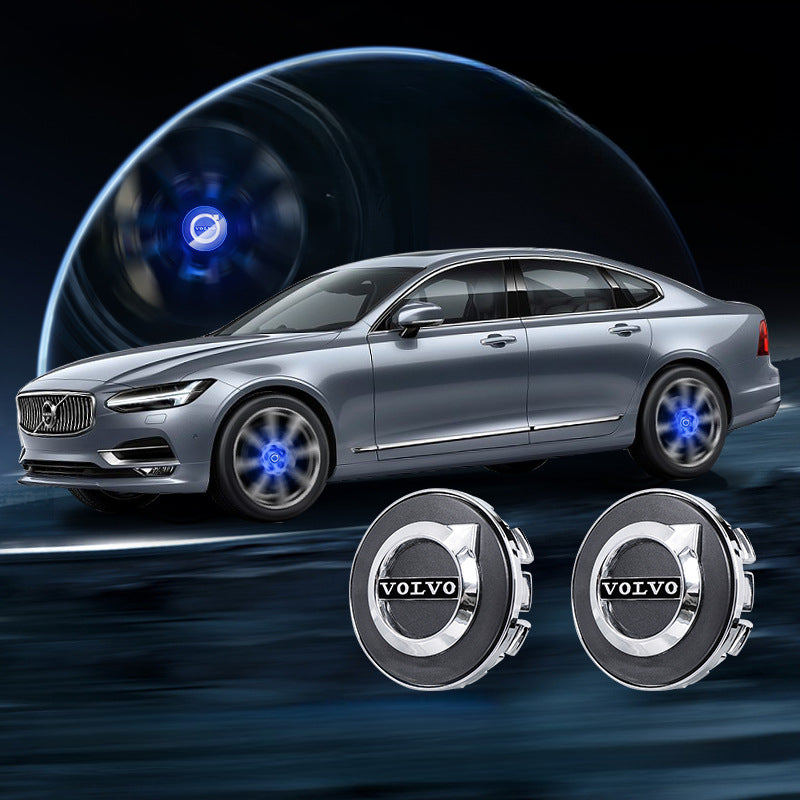 Suitable For Volvo Magnetic Suspension Hub Caps & LED Suspension Luminous Wheel Hub Lights