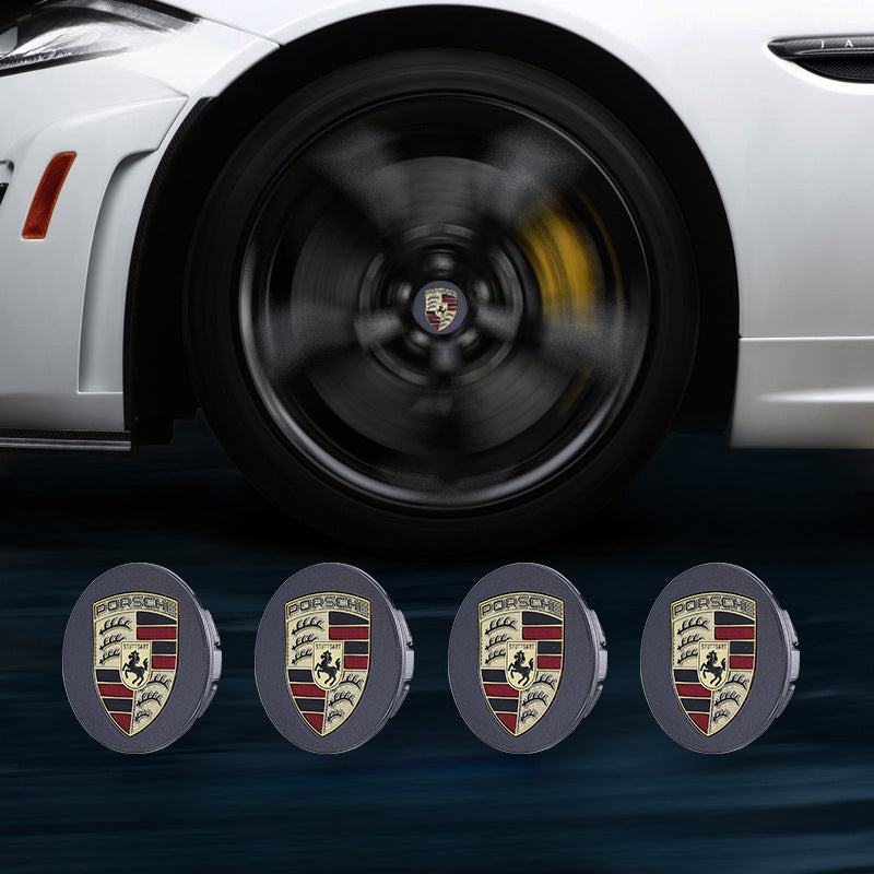 Suitable For Porsche Magnetic Suspension Hub Caps & LED Suspension Luminous Wheel Hub Lights