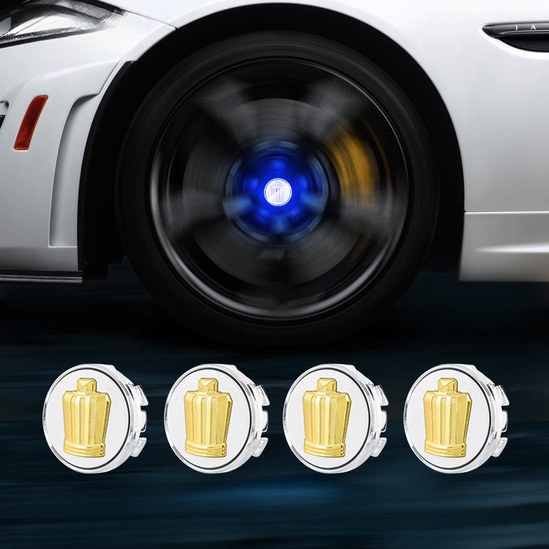 Suitable For Toyota & Crown Magnetic Suspension Hub Caps & LED Suspension Luminous Wheel Hub Lights