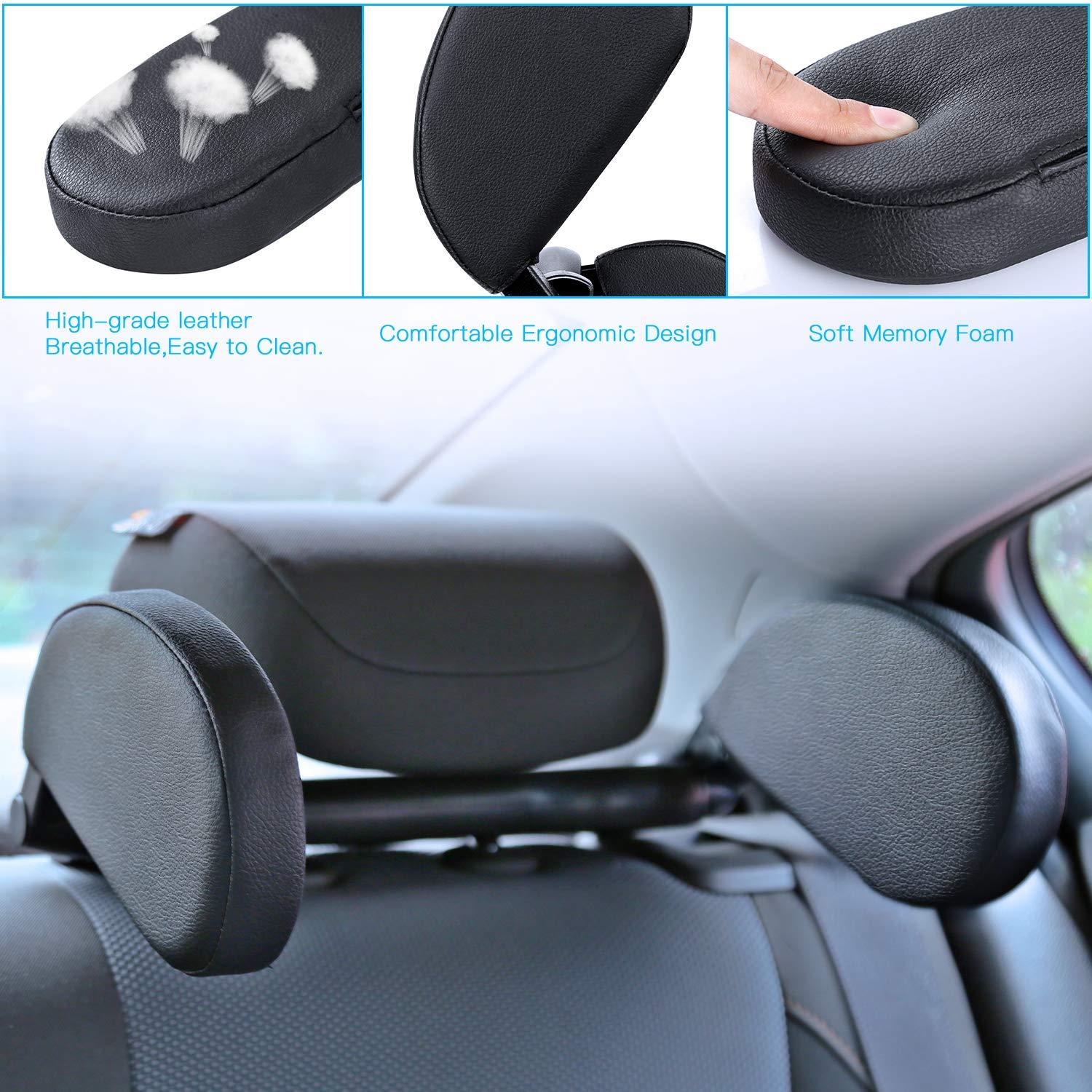 Universal Memory Foam Safety Headrest For Car Seats