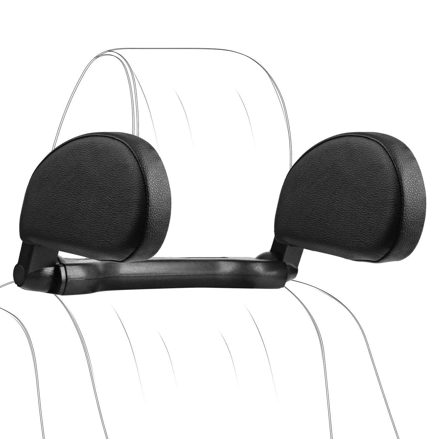 Universal Memory Foam Safety Headrest For Car Seats