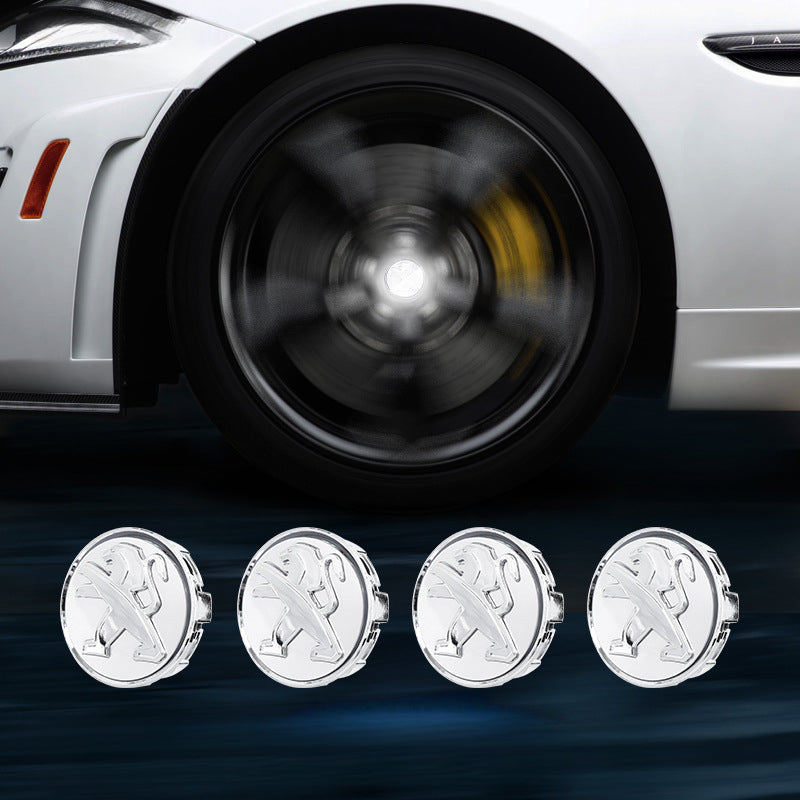 Suitable For Peugeot Magnetic Suspension Hub Caps & LED Suspension Luminous Wheel Hub Lights