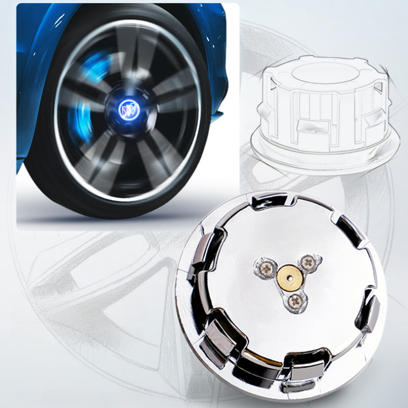 Suitable For Buick Magnetic Suspension Hub Caps & LED Suspension Luminous Wheel Hub Lights