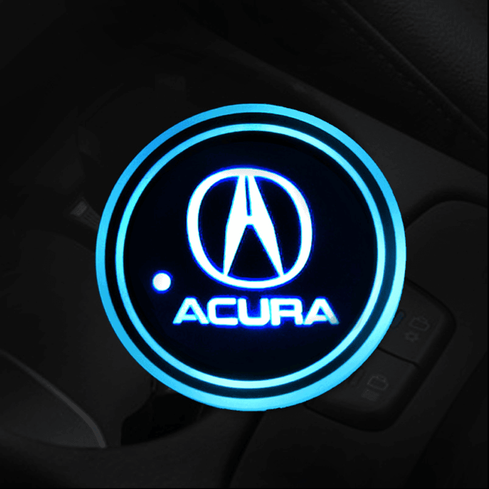 Acura Compatible LED Smart Luminous Coaster-Greetlight