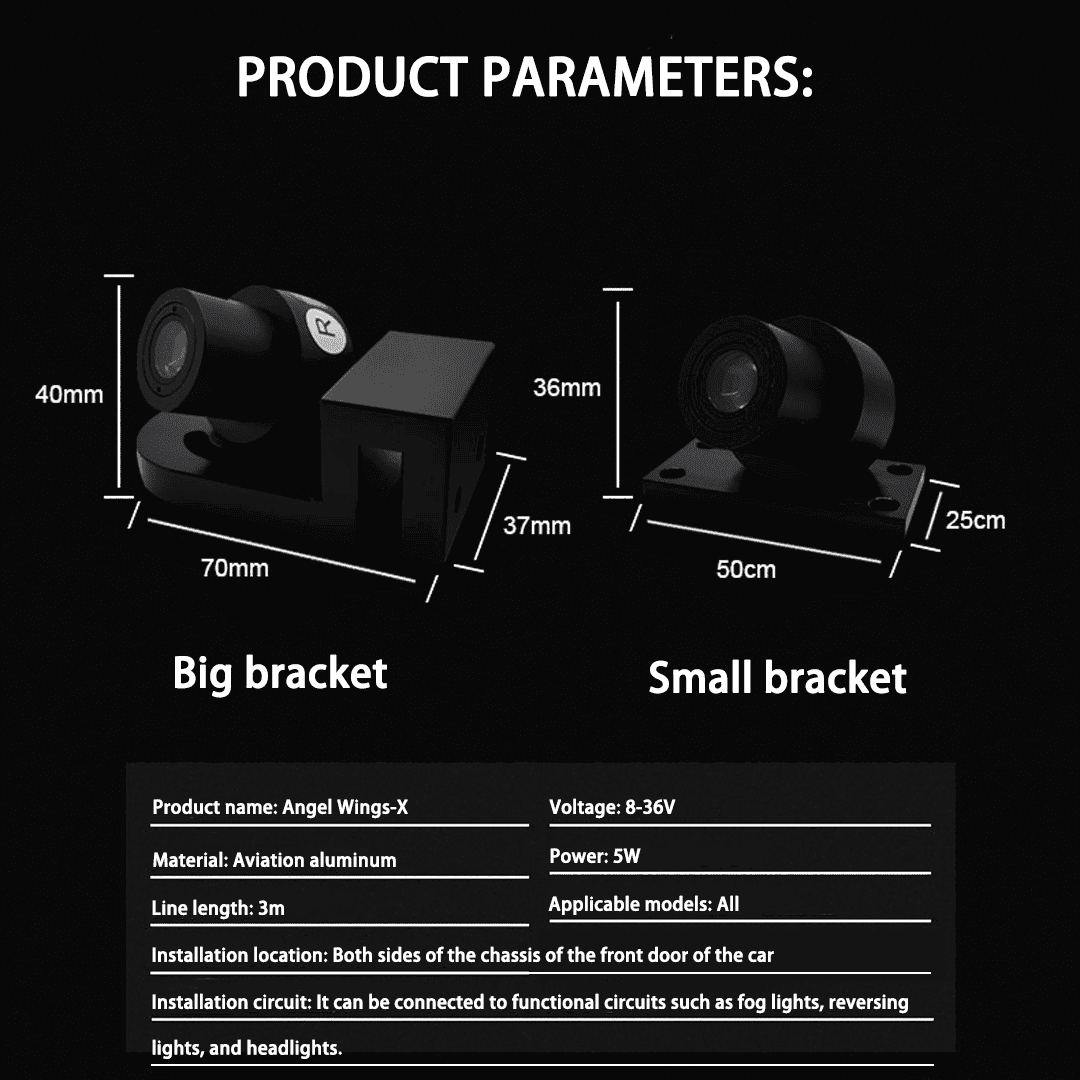 Angel Wings-X | Car LED Projector Lamp-GREETLIGHT