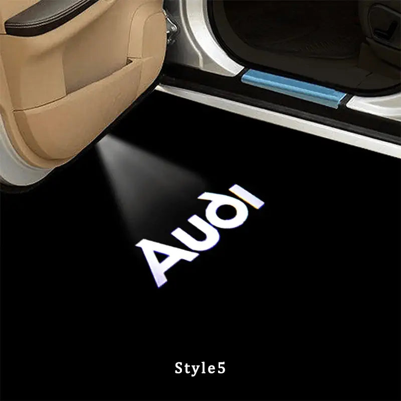 Audi Compatible HD Door Welcome Light Puddle Light Micro Logo Projector Light Floor Light-Customizable