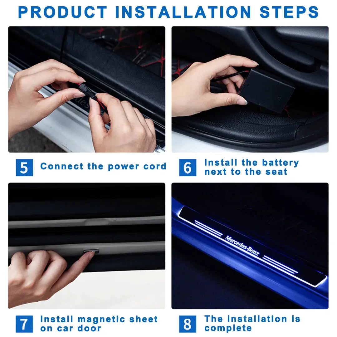 Intelligent LED Colorful Car Door Sill Protector 2.0