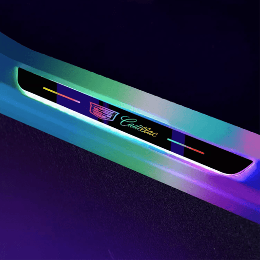 Cadillac Compatible Intelligent LED Colorful Car Door Sill Protector