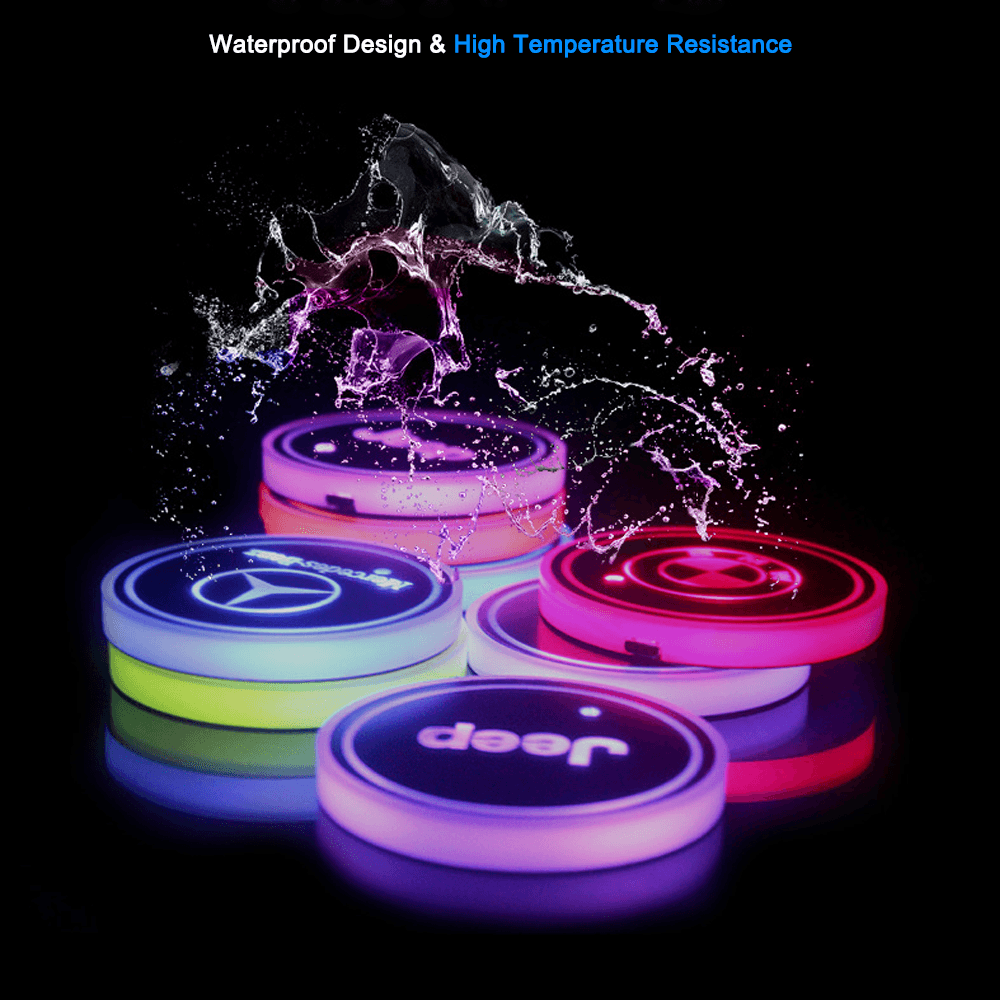 Universal Halo Car LED Smart Glow Coaster