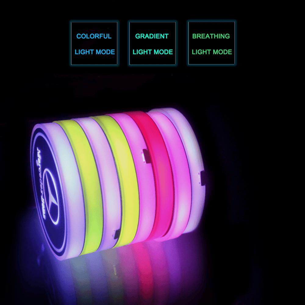 Car LED Smart Lighting Coaster-Customization