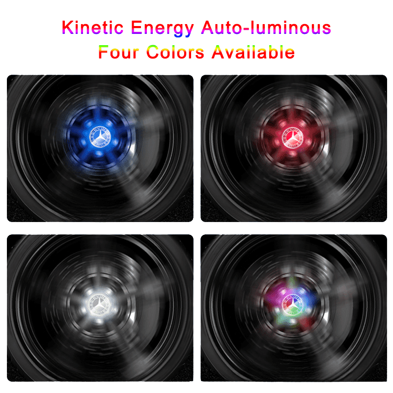 Suitable For Maybach Magnetic Suspension Hub Caps & LED Suspension Luminous Wheel Hub Lights