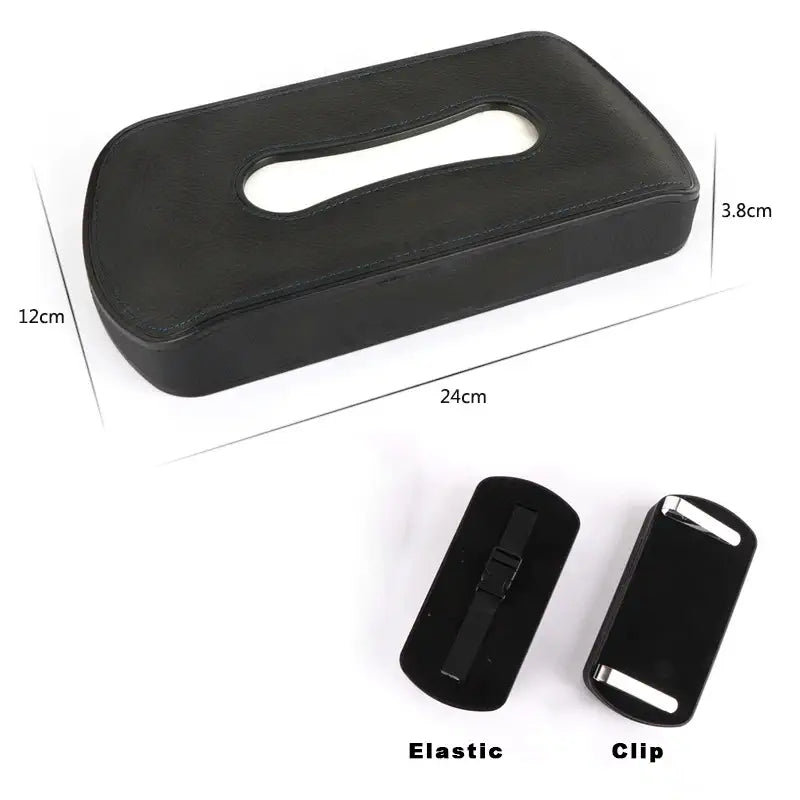 Car Multi-Functional Tissue Box Mask Dispenser Car Pillow Tissue Box Sun Visor Tissue Box