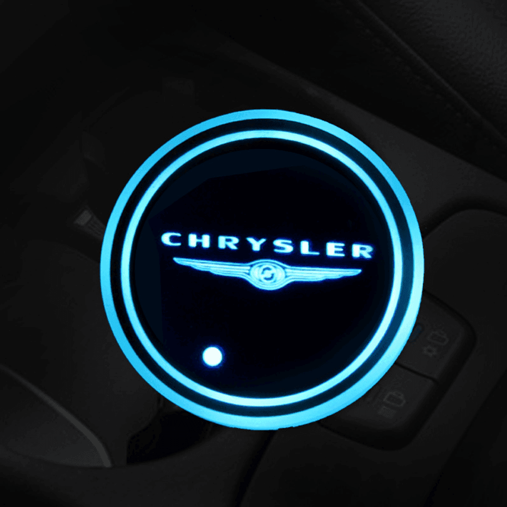 Chrysler Compatible LED Smart Glow Coaster - Greetlight