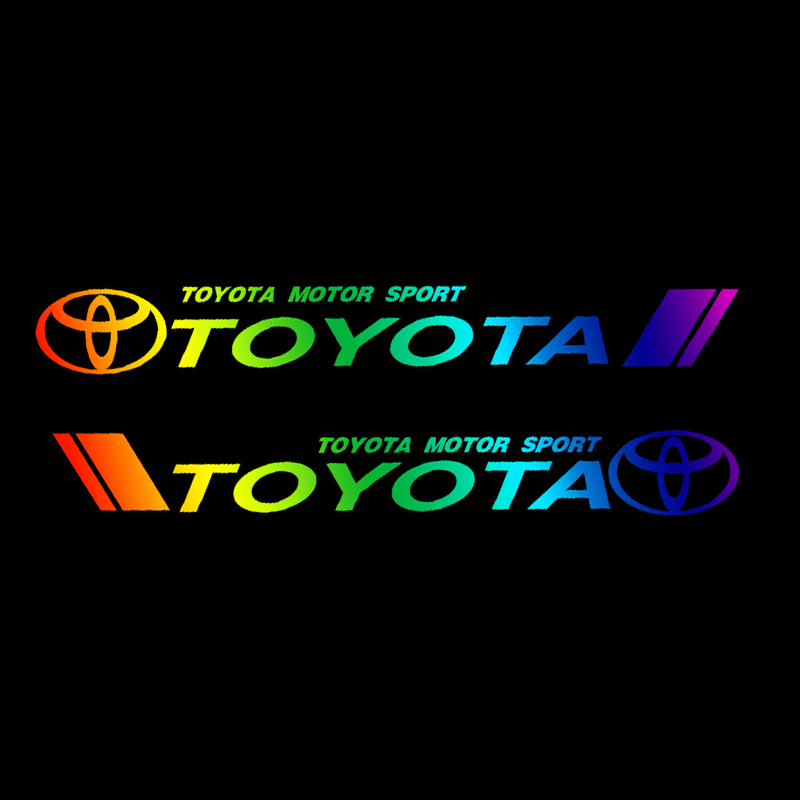 Colorful Laser Car Stickers For Car Body Reflective Car Stickers