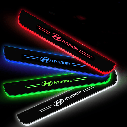 Hyundai Compatible Intelligent LED Colorful Car Door Sill Protector