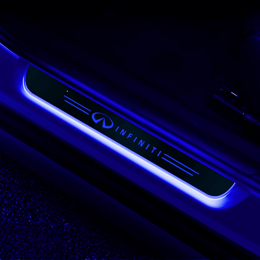 Infiniti Compatible Intelligent LED Colorful Car Door Sill Protector