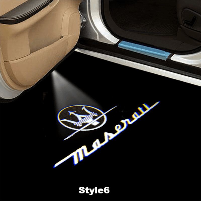 MASERATI Compatible HD Door Welcome Light Puddle Light Micro Logo Projector Light Floor Light-Customizable