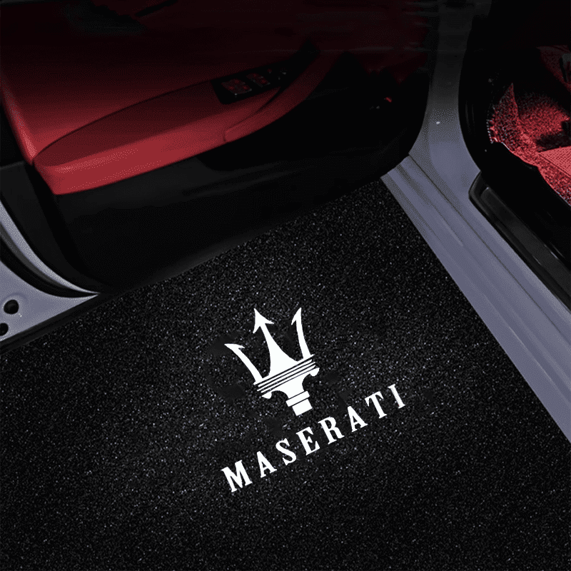 MASERATI Compatible HD Door Welcome Light Puddle Light Micro Logo Projector Light Floor Light-Customizable