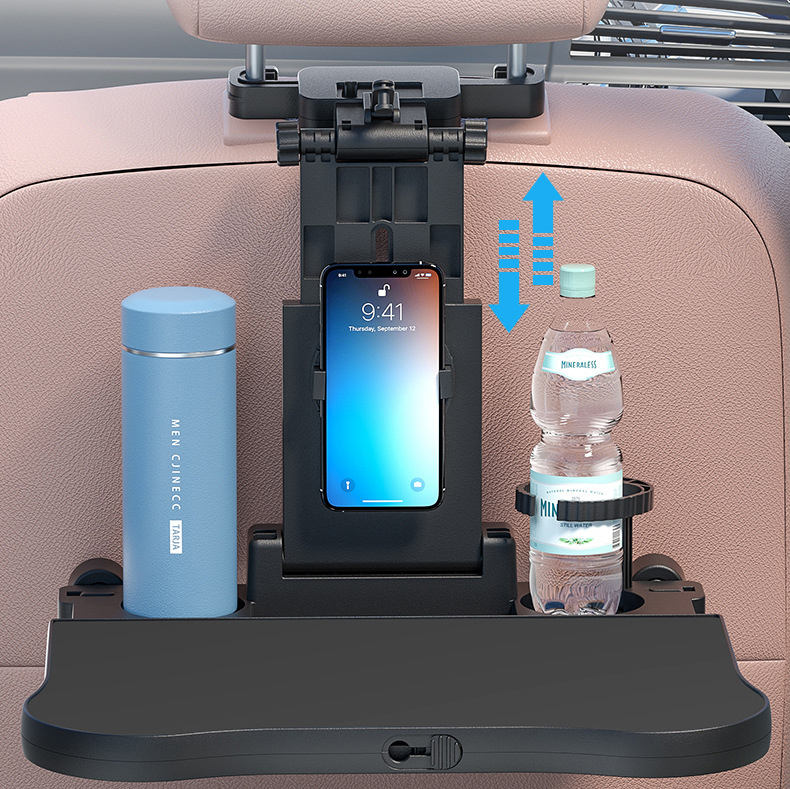 Car Rear Folding Table With Cup Holder (Upgraded)