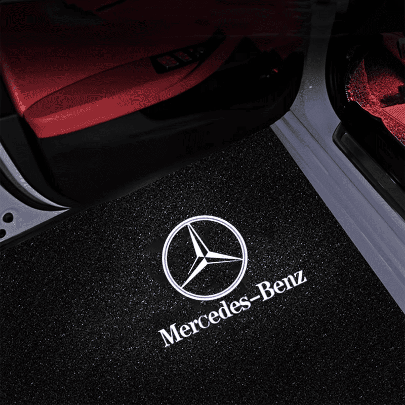 Mercedes-Benz Compatible HD Door Welcome Light Puddle Light Micro Logo Projector Light Floor Light-Customizable