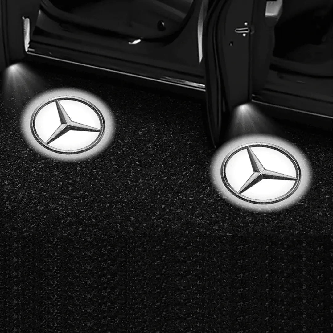 Mercedes-Benz Compatible HD Door Welcome Light Puddle Light Micro Logo Projector Light Floor Light-Customizable