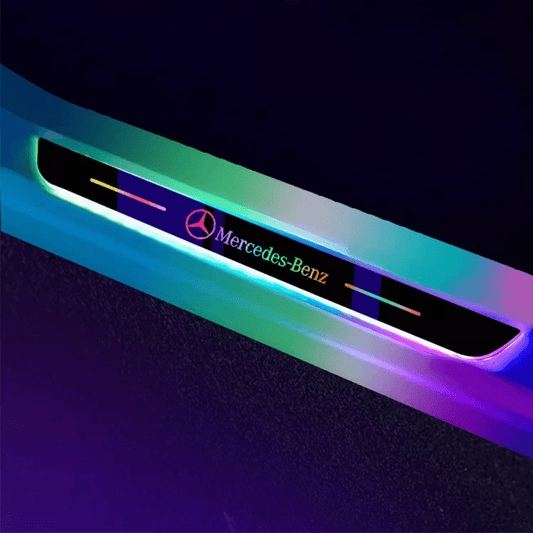 Mercedes-Benz Compatible Intelligent LED Colorful Car Door Sill Protector