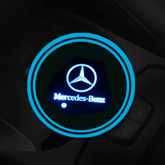 Mercedes-Benz Compatible LED Smart Luminous Coaster-Greetlight