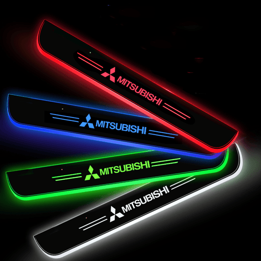 Mitsubishi Compatible Intelligent LED Colorful Car Door Sill Protector