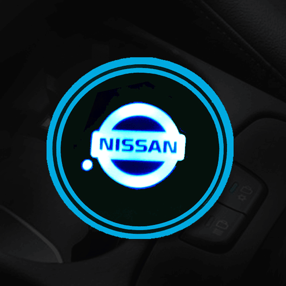 Nissan Compatible LED Smart Luminous Coaster-Greetlight