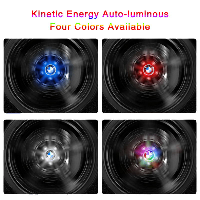 Suitable For BMW Magnetic Suspension Hub Caps & LED Suspension Luminous Wheel Hub Lights