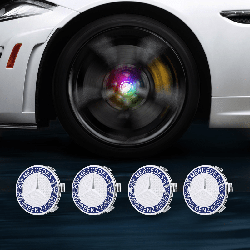 Suitable For Mercedes-Benz Magnetic Suspension Hub Caps & LED Suspension Luminous Wheel Hub Lights