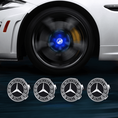 Suitable For Mercedes-Benz Magnetic Suspension Hub Caps & LED Suspension Luminous Wheel Hub Lights