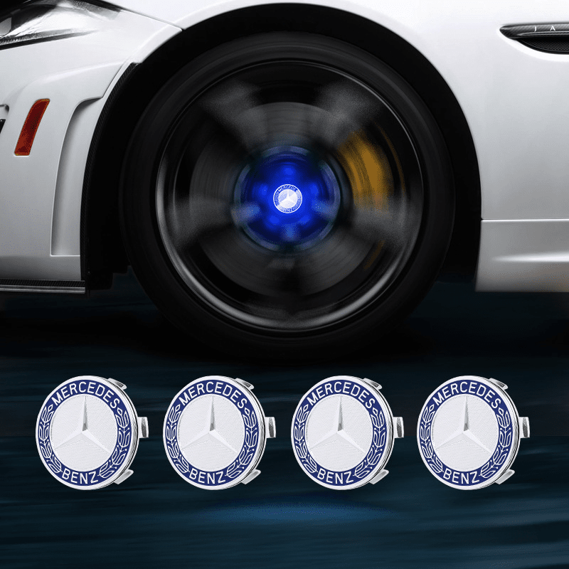 Suitable For Mercedes-Benz Magnetic Suspension Hub Caps & LED Suspension Luminous Wheel Hub Lights