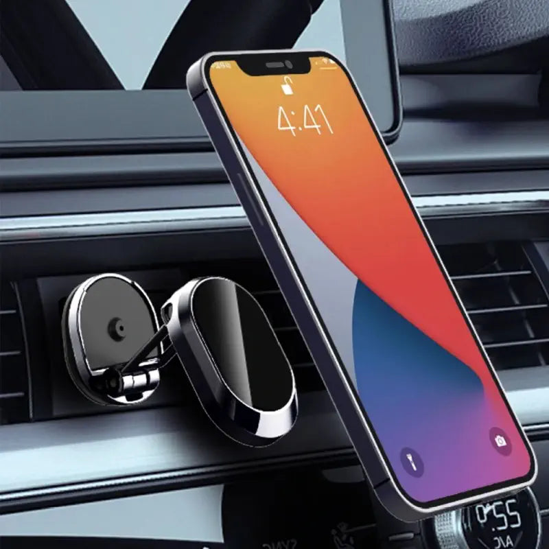 Super Magnetic Car Folding Mobile Phone Bracket 360 Rotating Navigation Bracket