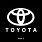 Toyota Compatible HD Door Welcome Light Puddle Light Micro Logo Projector Light Floor Light-Customizable